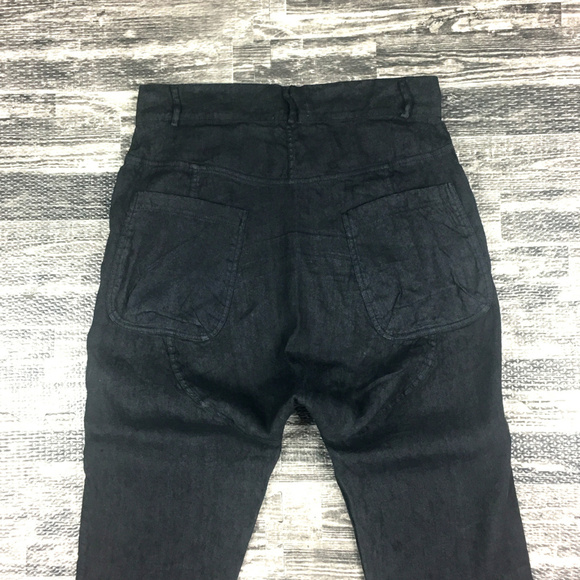 KristenseN Du Nord Linen Blend High Waist Pants 0 - Picture 4 of 6